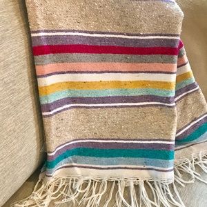 100% cotton serape blanket